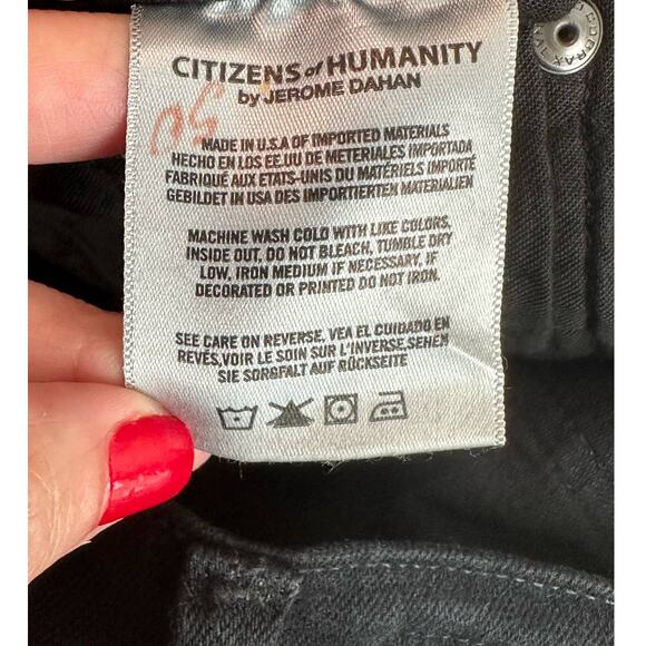 Citizens of Humanity Sid black straight legs men jeans size 29 - Picture 7 of 14